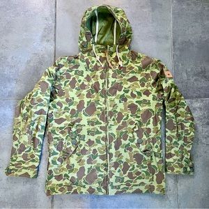 Men’s Penfield Camo Hooded Rain Jacket